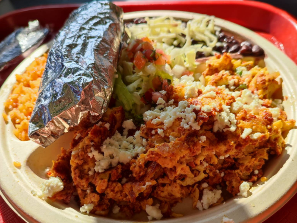 mexican breakfast plate